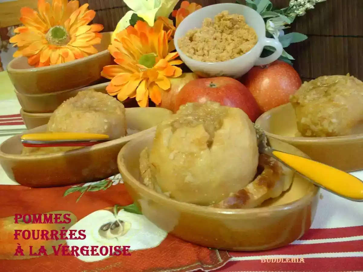Pommes fourrées à la vergeoise
