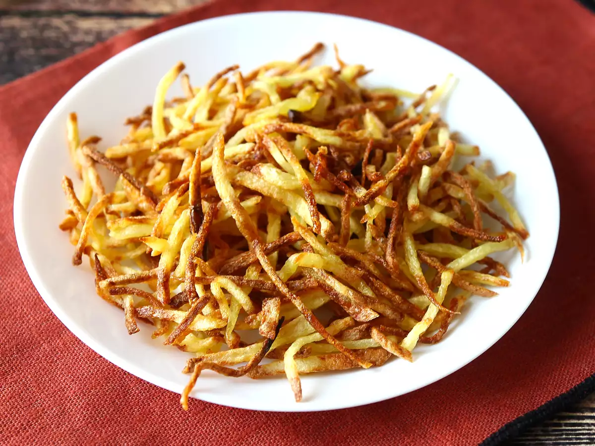 Pommes pailles, les allumettes de pommes de terre faciles à faire au Airfryer - photo 2