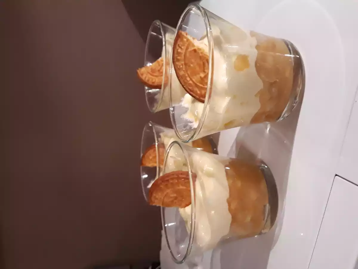 Pommes tatin à la crème de mascarpone