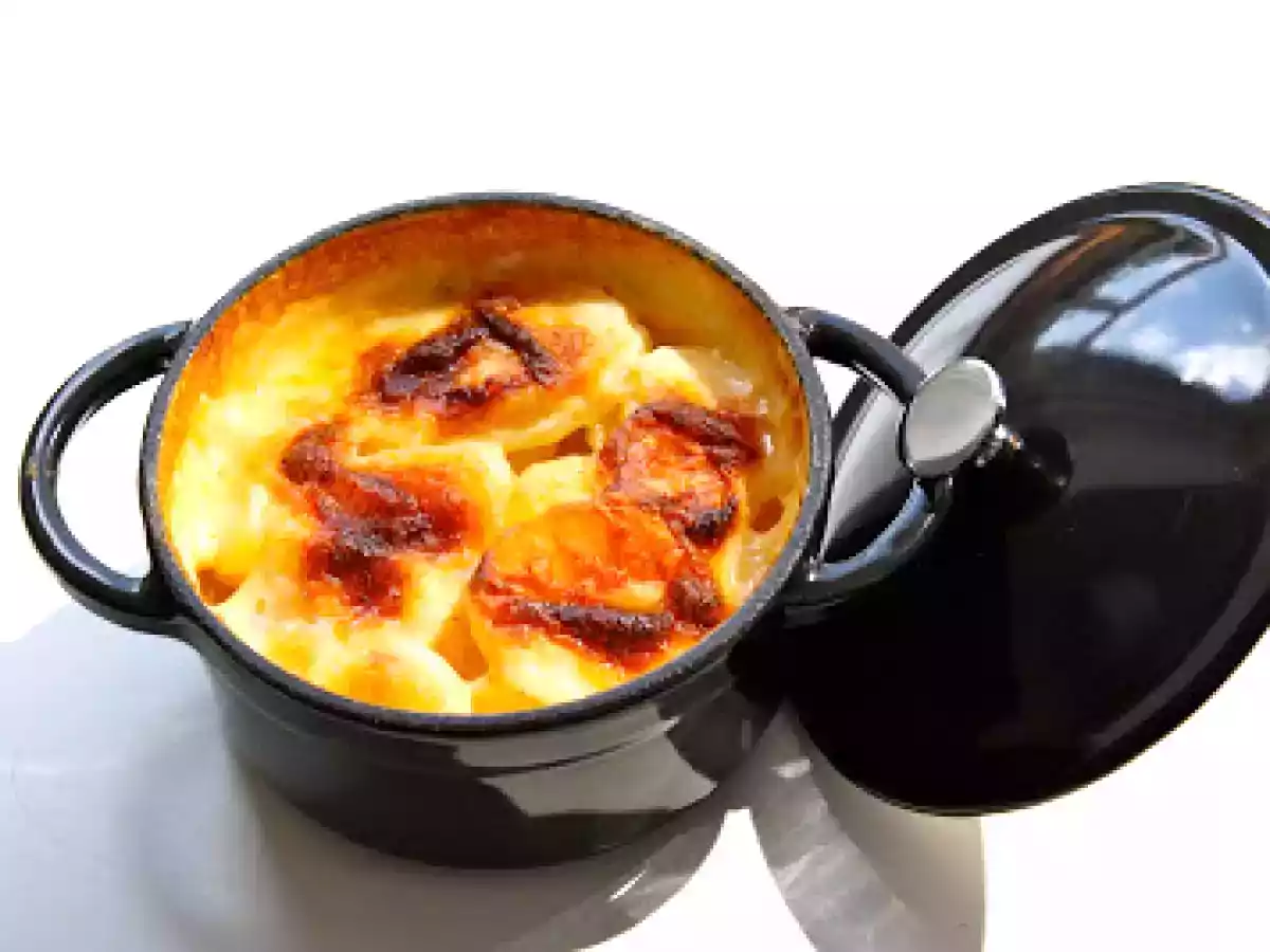 POMPADOUR EN GRATIN DAUPHINOIS