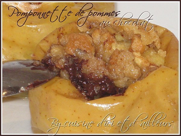 Pomponette De Pommes Au Chocolat Recette Ptitchef