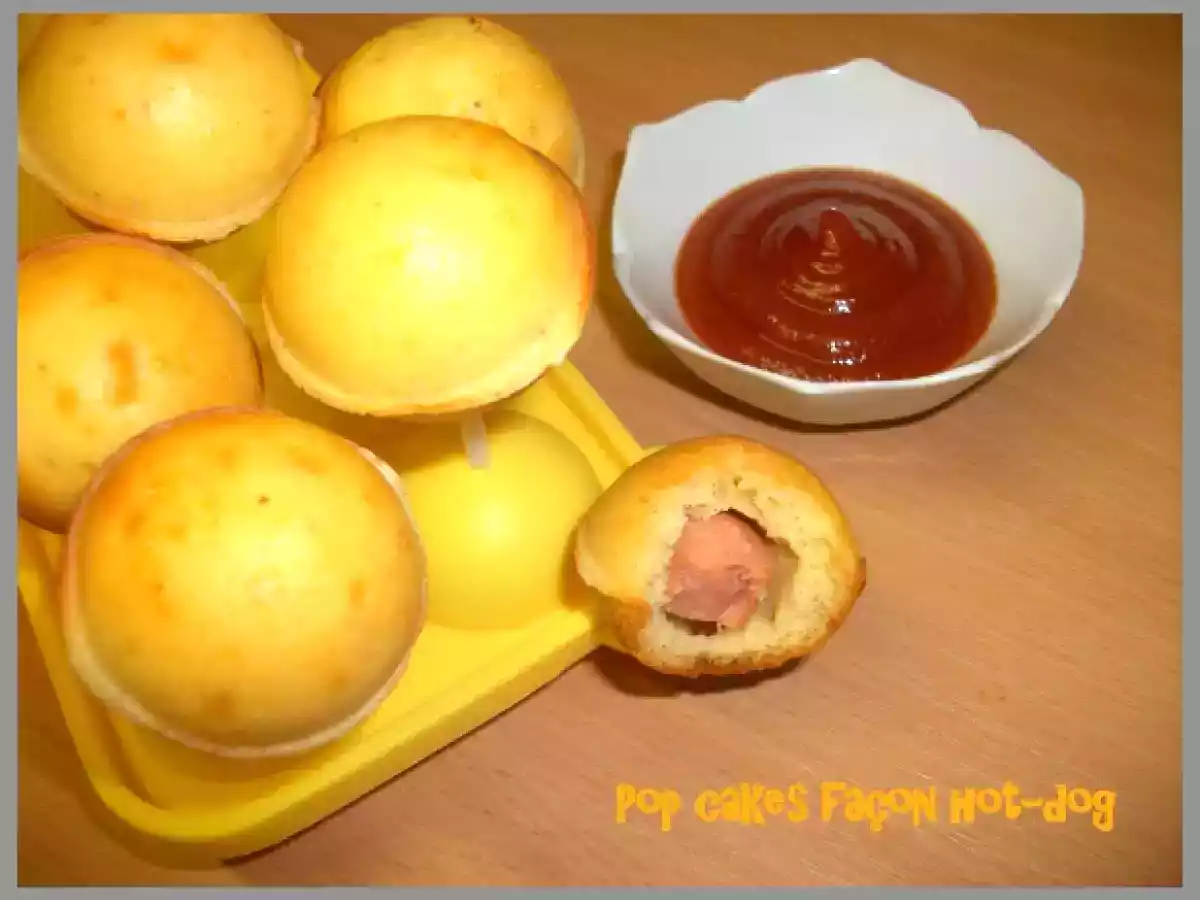 Pop cakes façon hot-dog
