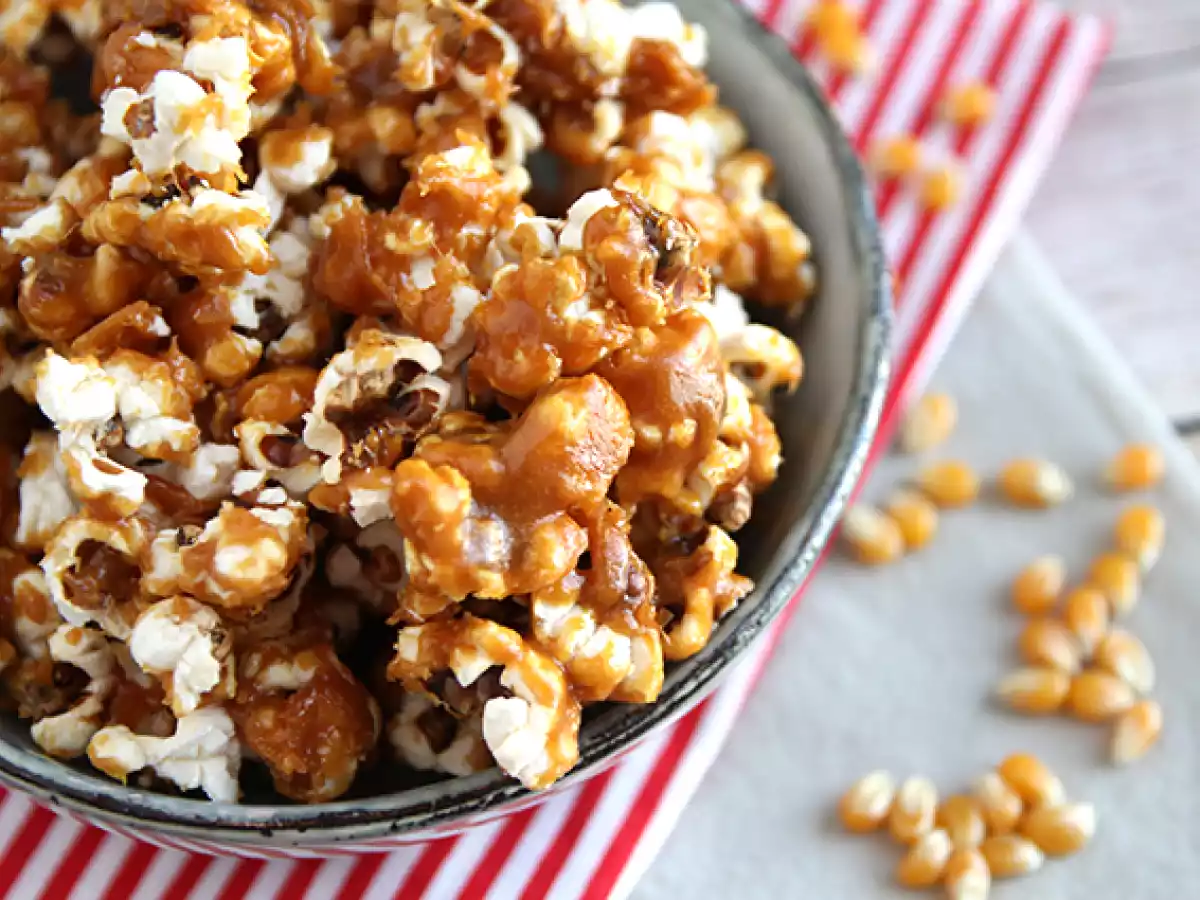Pop corn au caramel