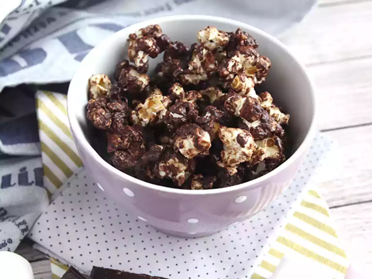 Pop corn au chocolat et aux marshmallows - photo 5
