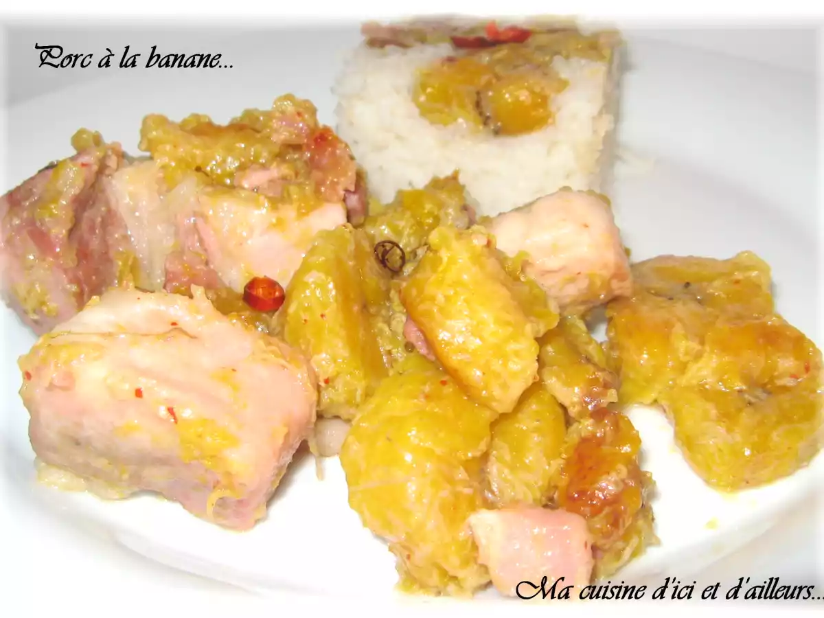Porc à la banane