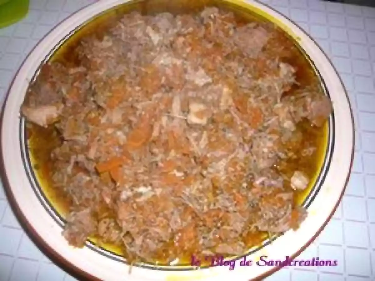 Porc au caramel et à la bière.