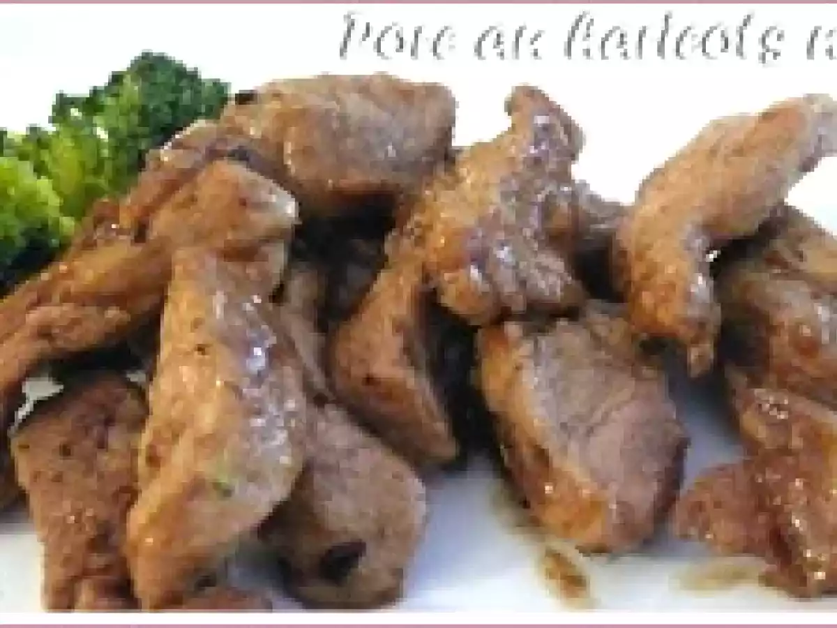 Porc au haricots noirs ( Chine)