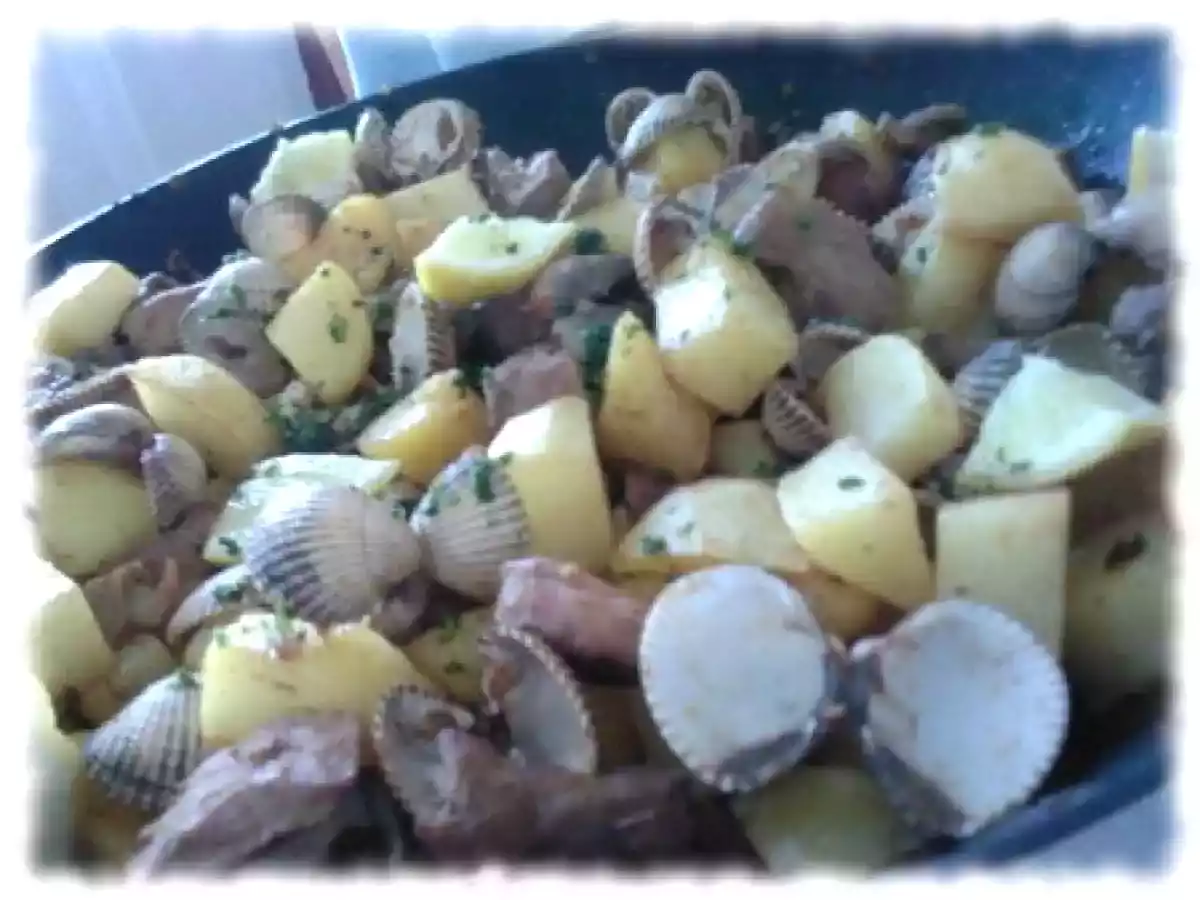 Porc aux coques alias Carne de porco a Alentejana