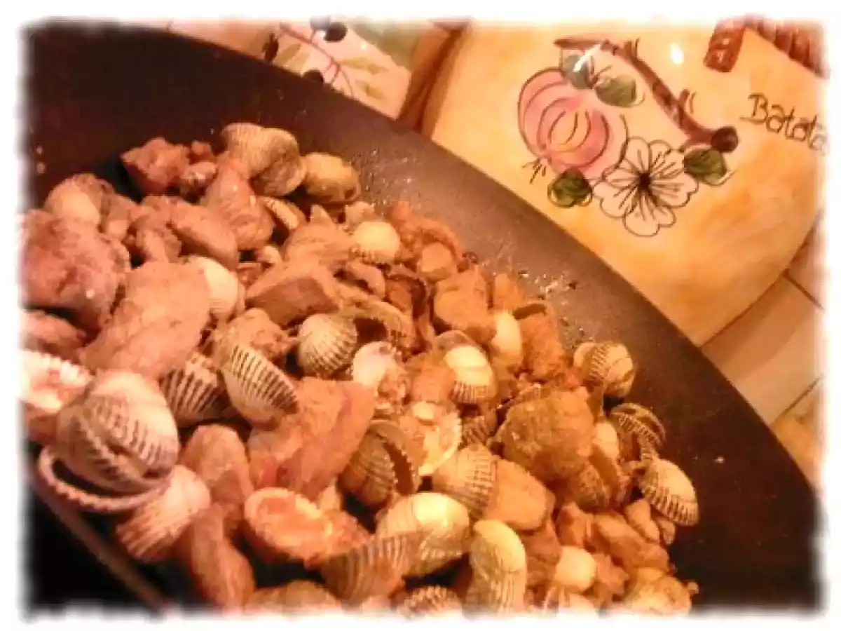 Porc aux coques alias Carne de porco a Alentejana - photo 2