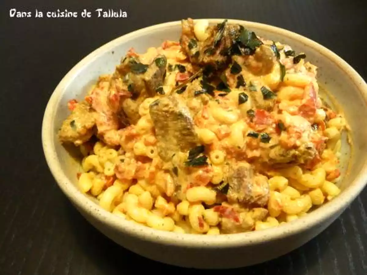 Porc aux épices, sauce aux poivrons