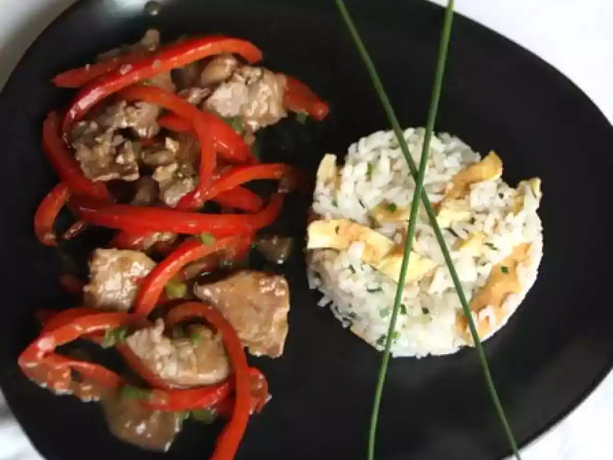 Porc aux poivrons sauté aux cinq-épices. - photo 3