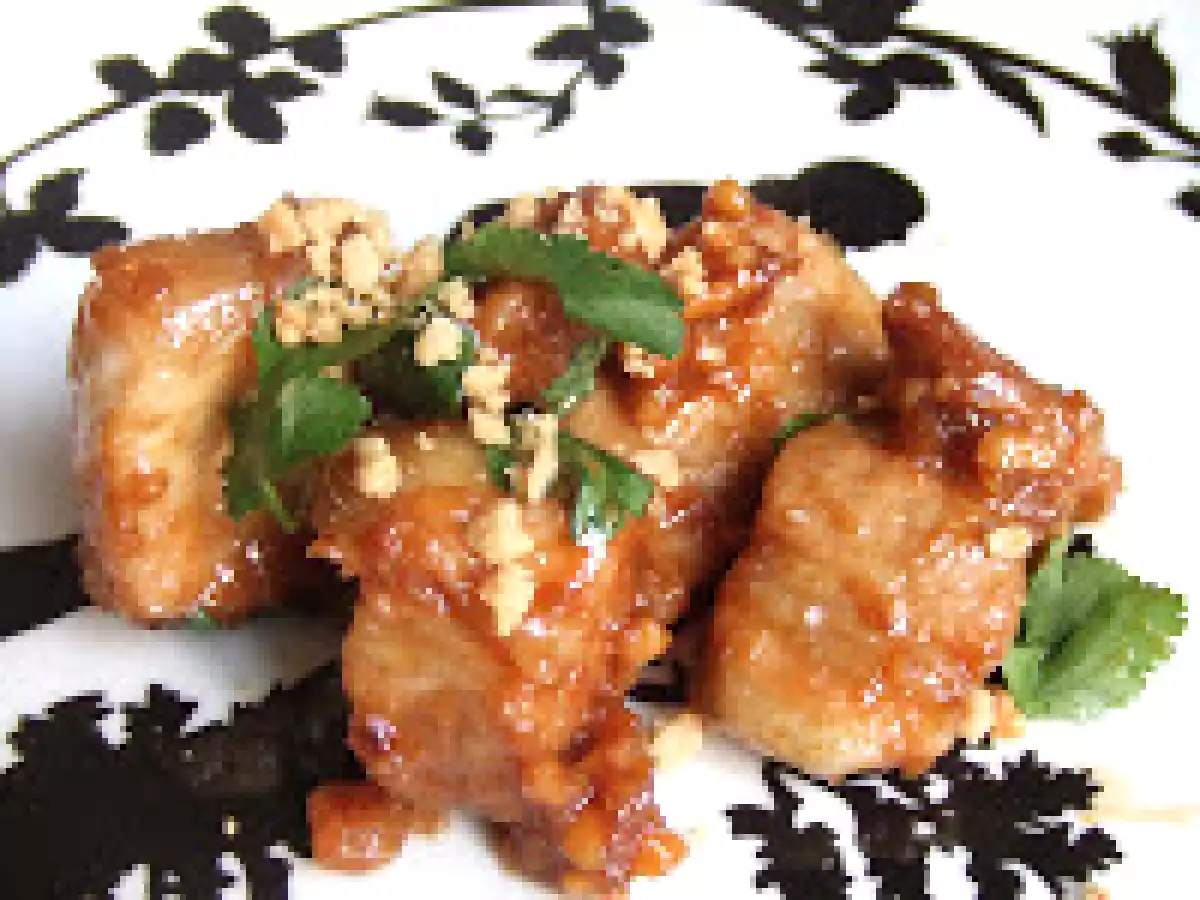 Porc caramélisé aux cacahuètes