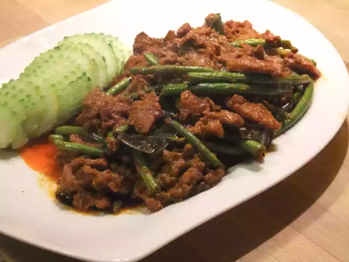 Porc et haricots au curry Thaï - photo 2