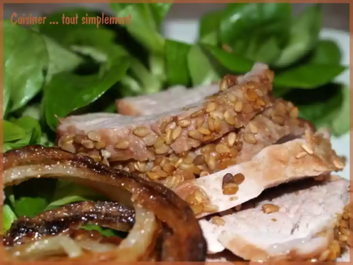 Porc Laqué au Soja et aux Sésames - photo 2