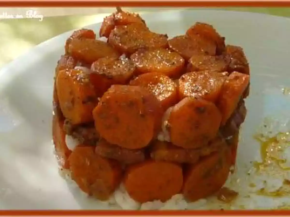 PORC OU POULET AUX CAROTTES ET AU CURRY RIZ NATURE - photo 2