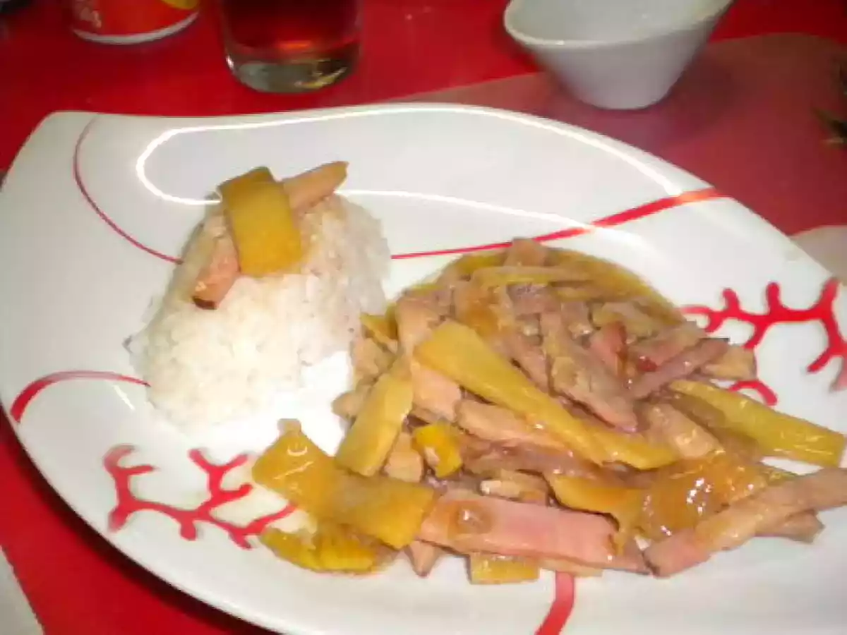 Porc Sauté aux Pousses de Bambou