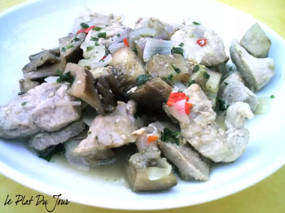 Porc thaï aux aubergines - photo 2