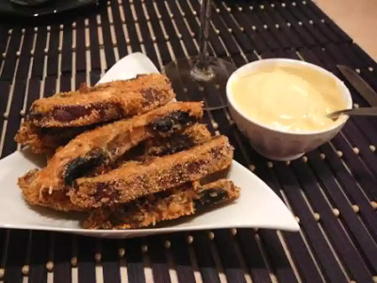 Portobello Panés au Parmesan