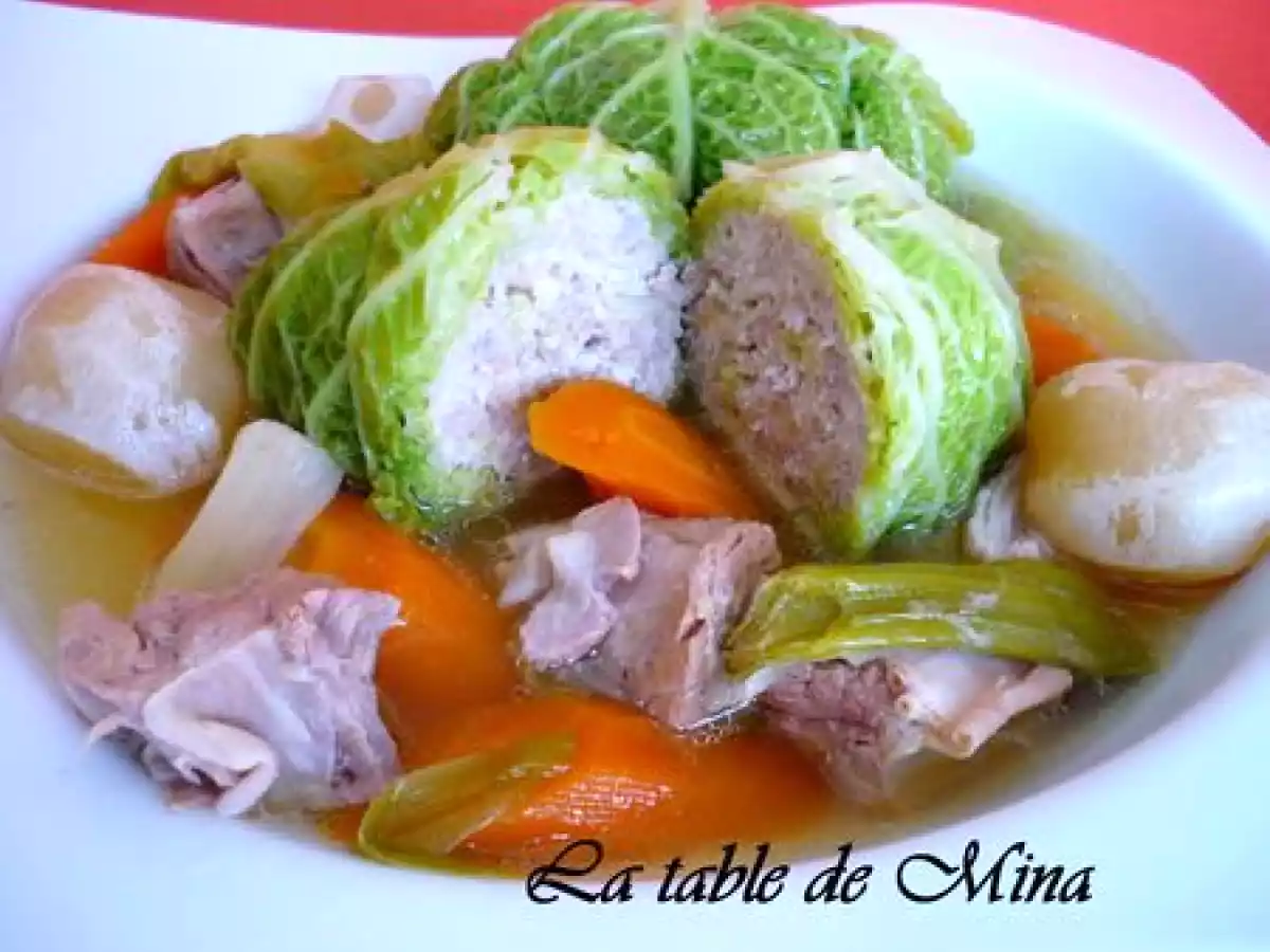 Pot-au-feu au chou farci - photo 2