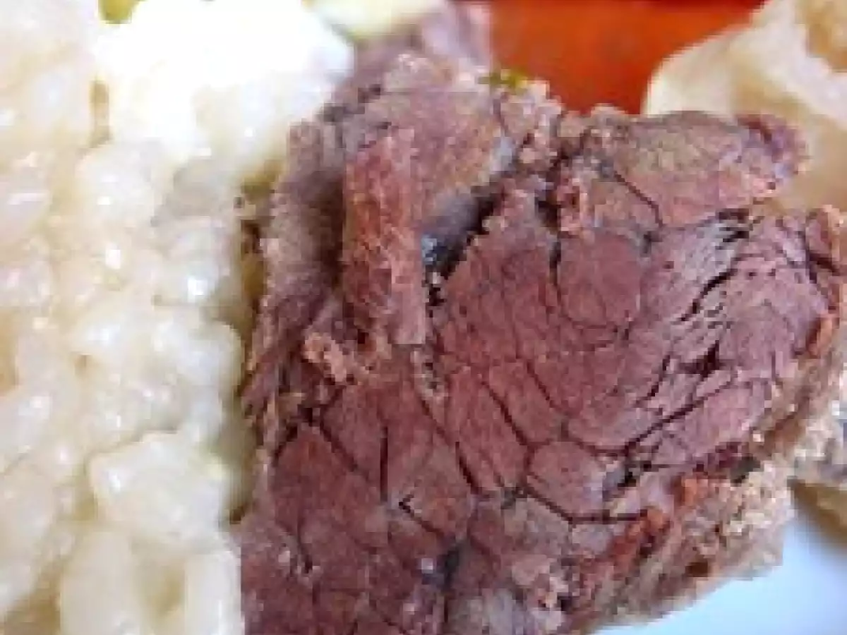 Pot-au-feu ou boeuf au gros sel et son riz au gras