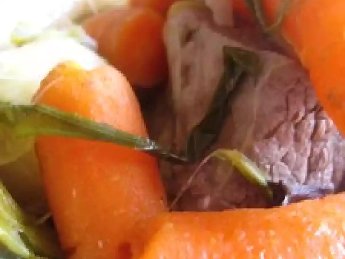 Pot-au-feu ou boeuf au gros sel et son riz au gras - photo 3