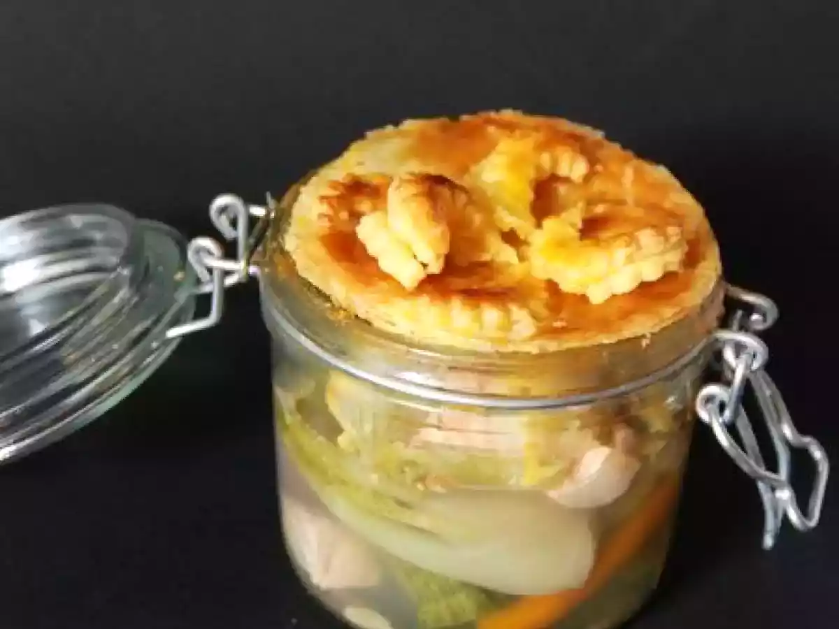 Pot au feu saumon citronnelle mini légumes, bocal Le Parfait