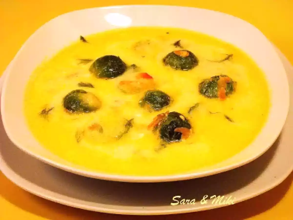 Potage aux choux de Bruxelles