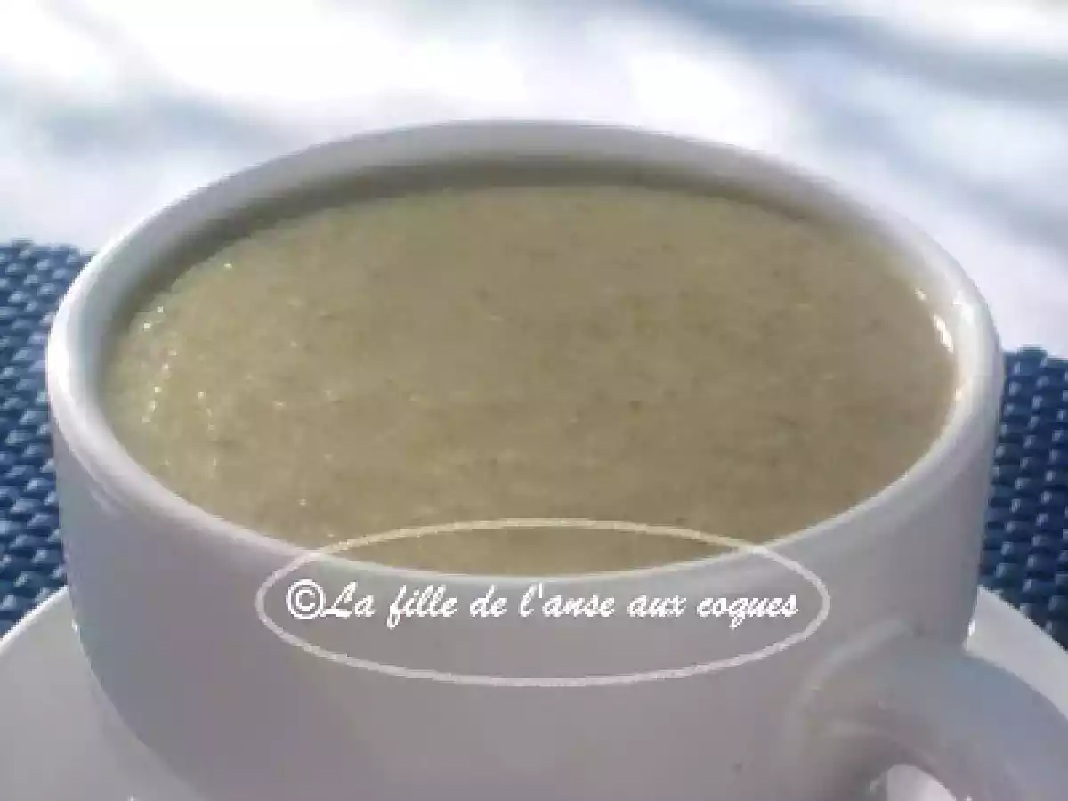 POTAGE AUX ENDIVES ET CHAMPIGNONS