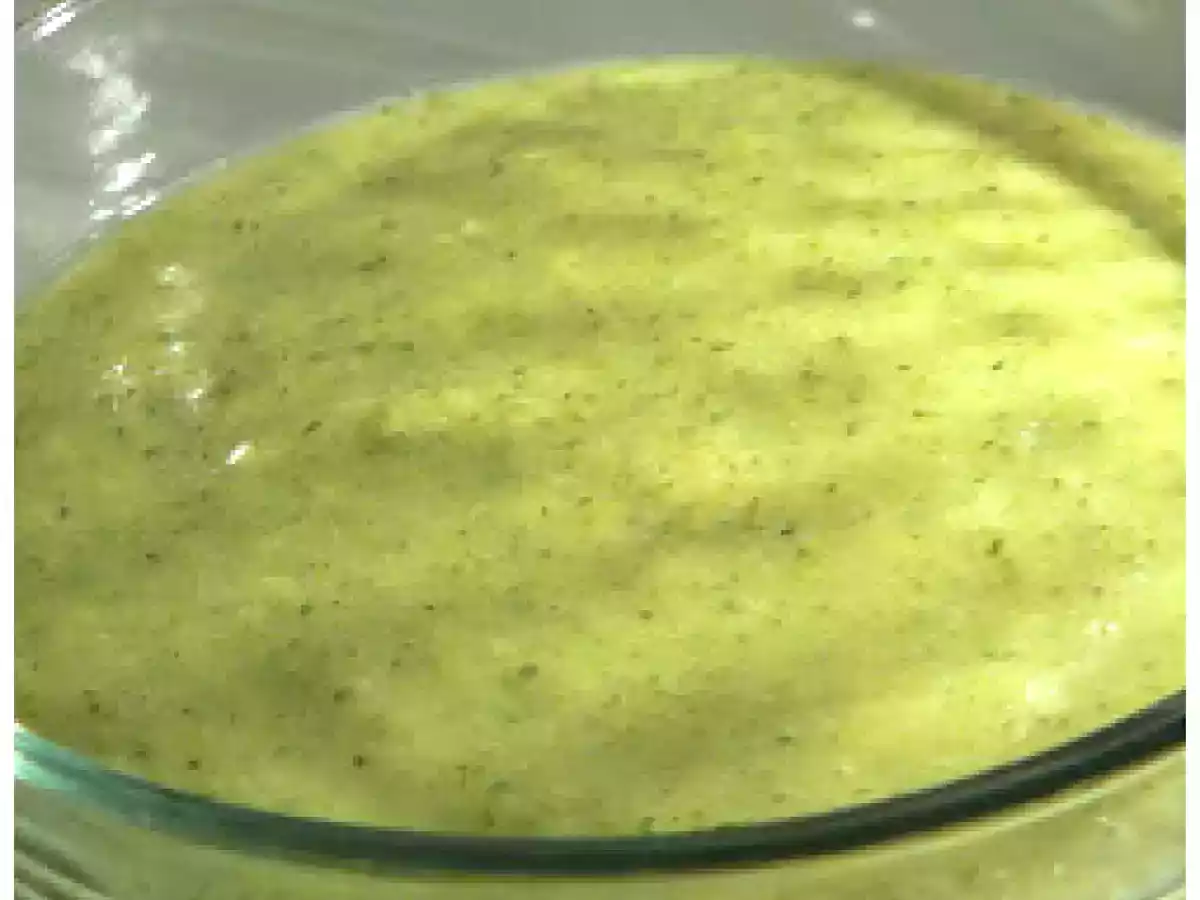 Potage brocoli et poireau