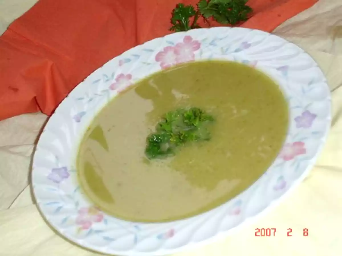 Potage brocolis et petits pois - photo 4