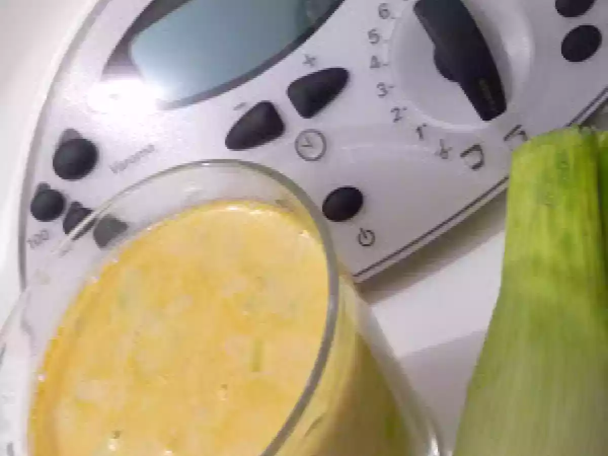 Potage crémeux aux poireaux (au thermomix)