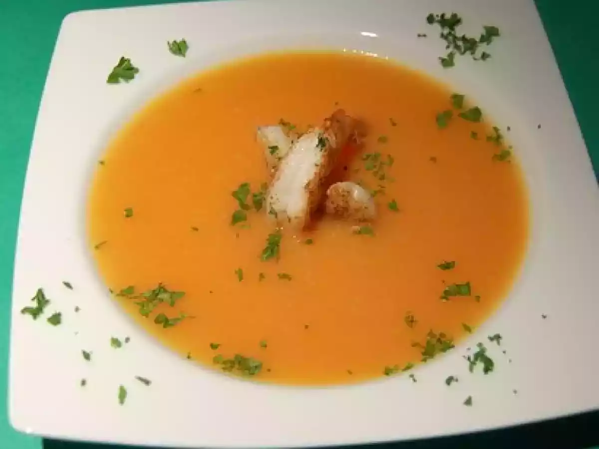 Potage de légumes racines de luxe