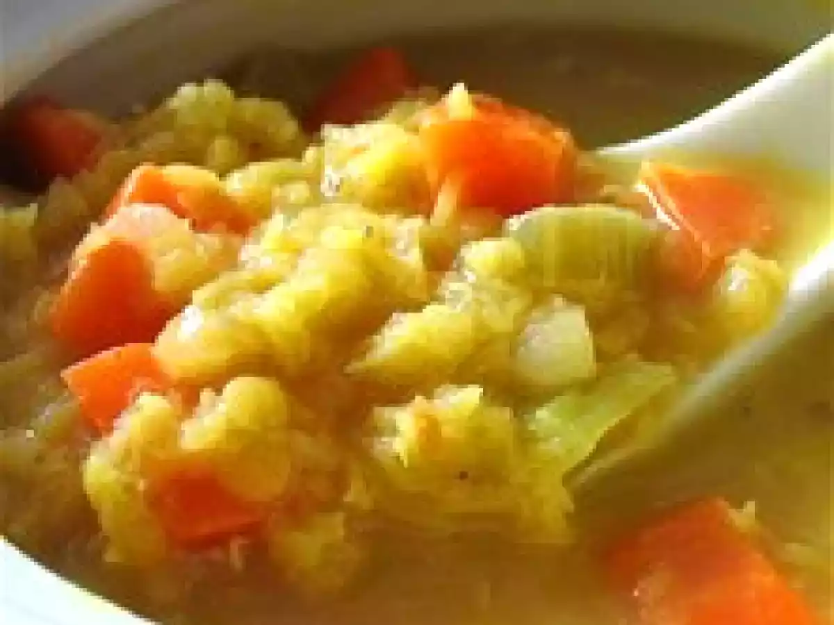 Potage de lentilles corail au curcuma - photo 2