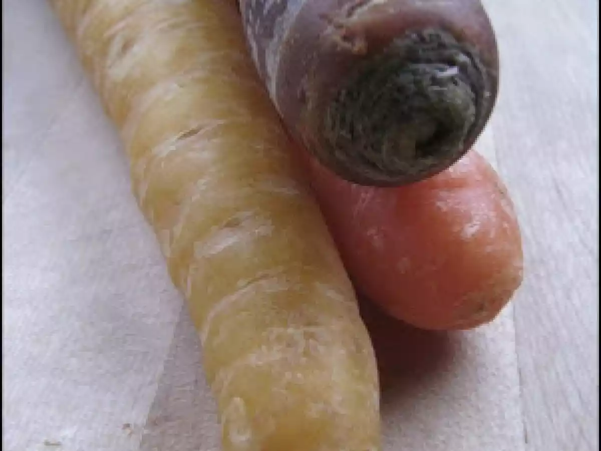 Potage de poireau & carottes de trois couleurs - photo 2