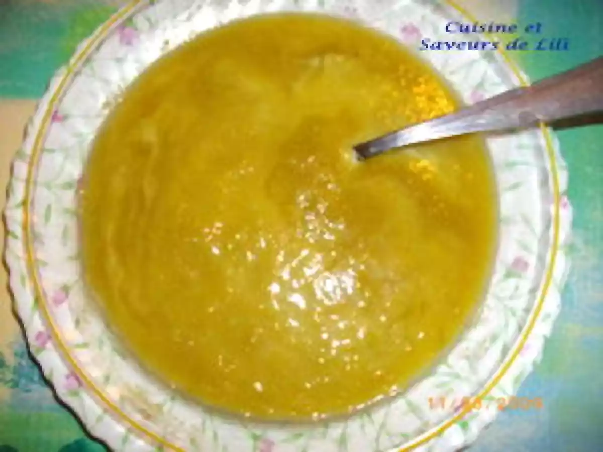 Potage poireaux topinambours