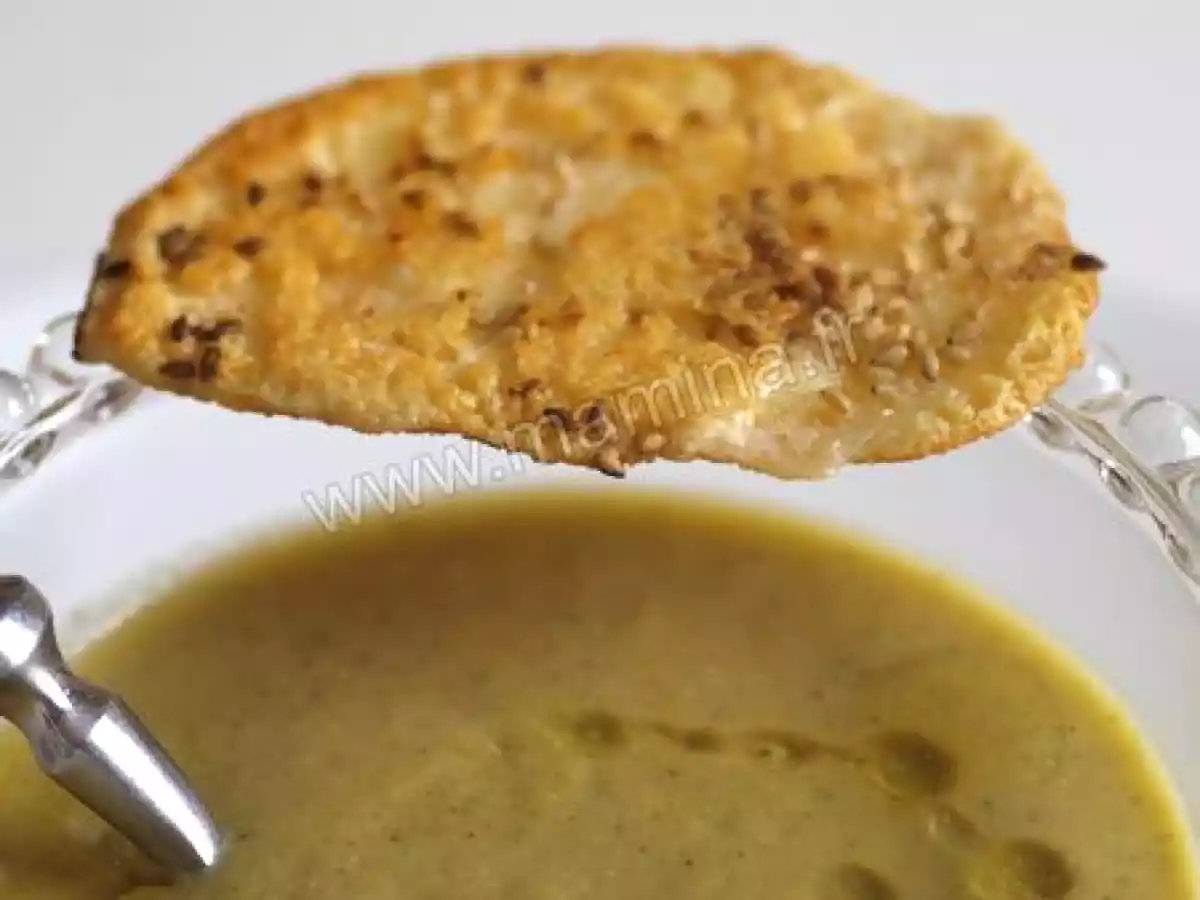 Potage velouté aux légumes revisité grâce aux noix