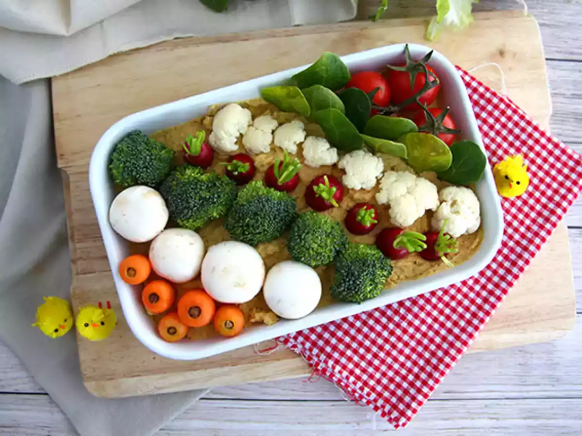 Potager pour l'apéritif (houmous et petits légumes) - photo 5