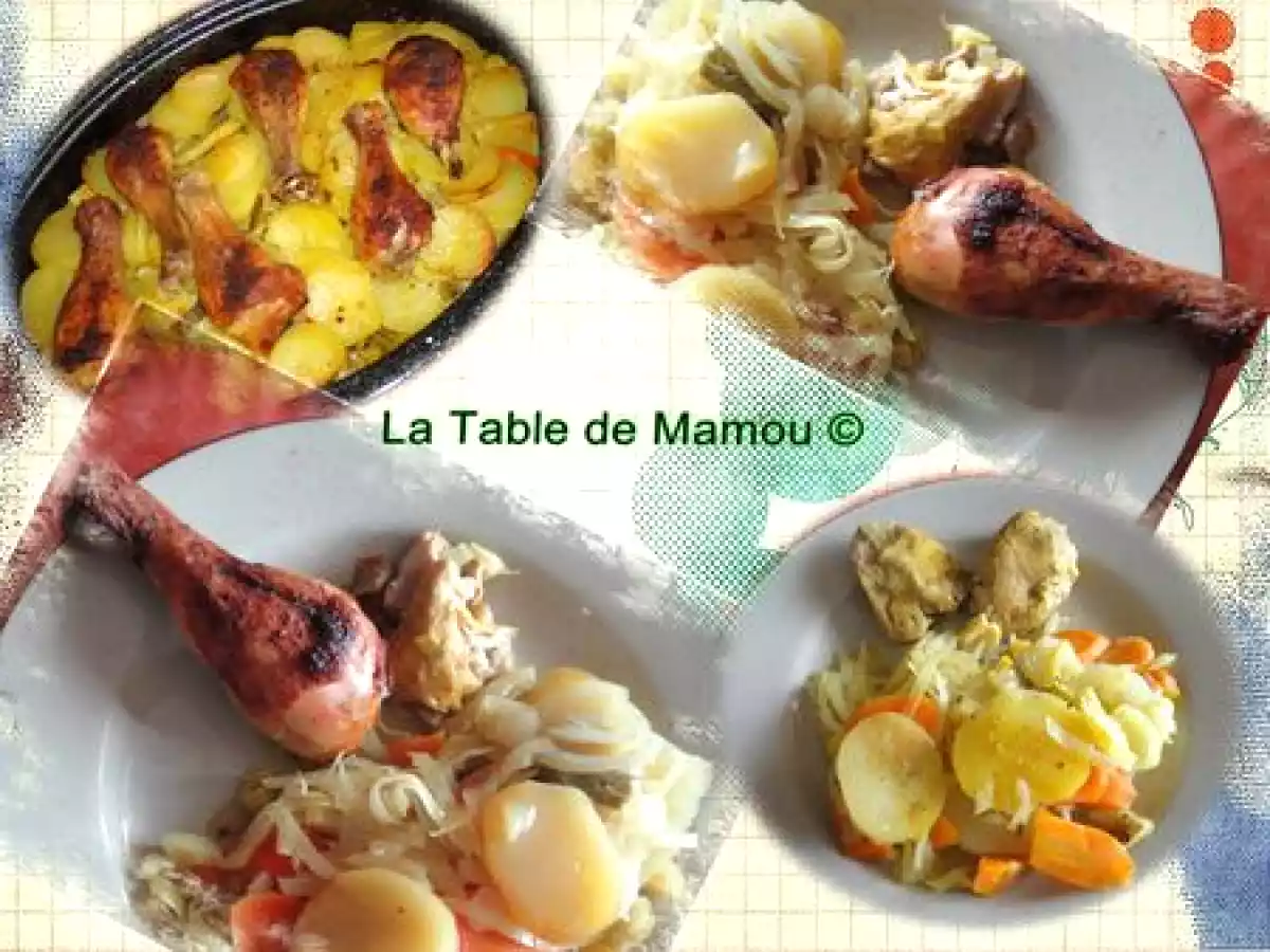 Potée au poulet à l'indienne