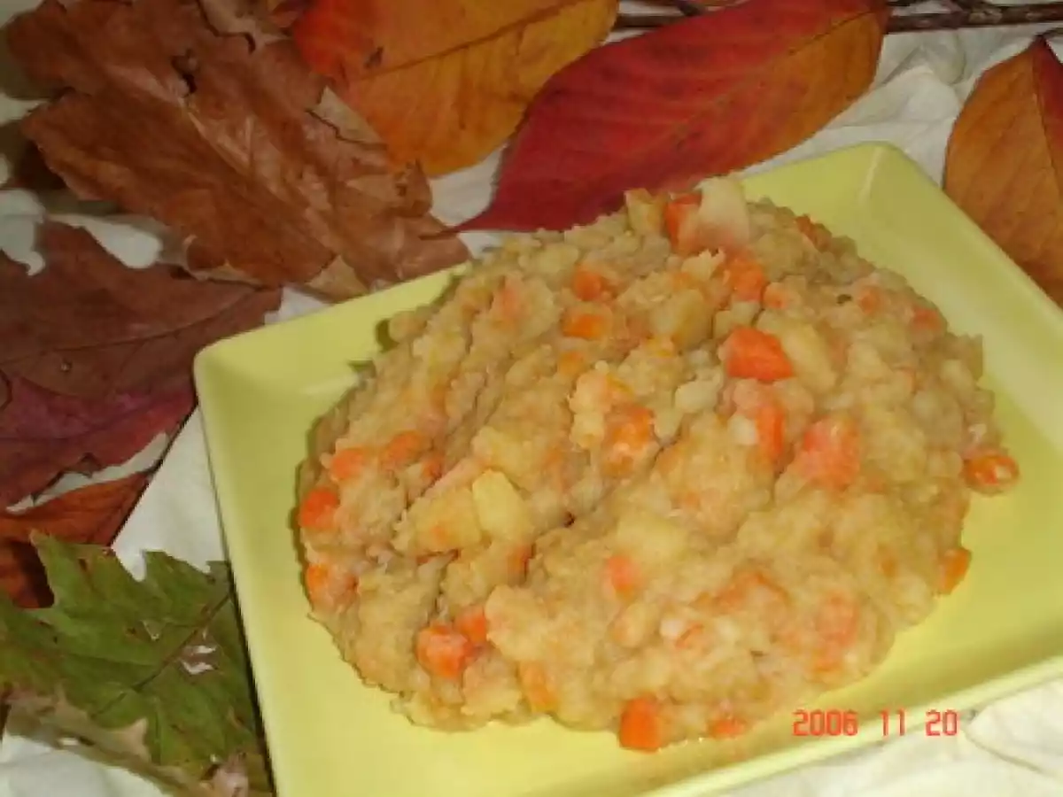 Potée aux carottes et poireaux
