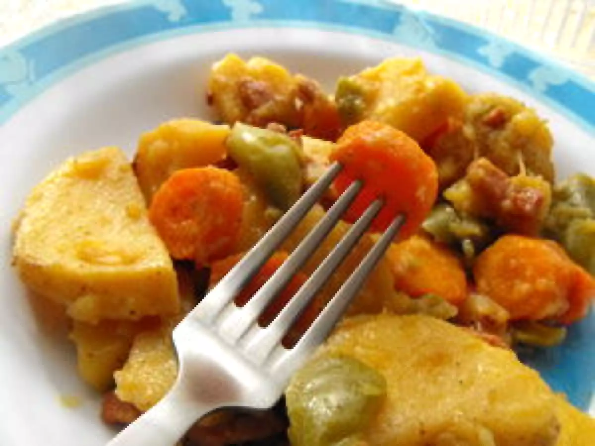 Potée de légumes aux petits lardons