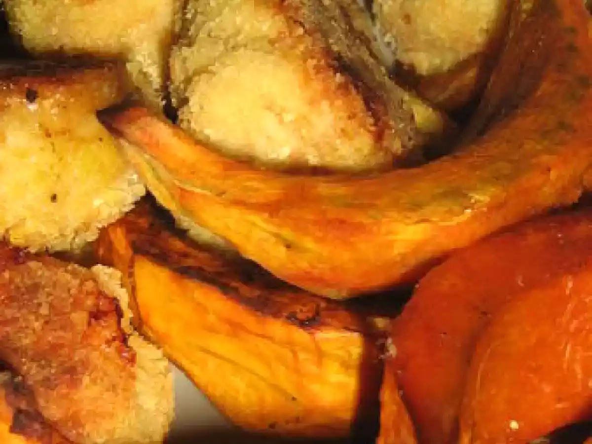 Potimarron grillé au four et ses boulettes de viande