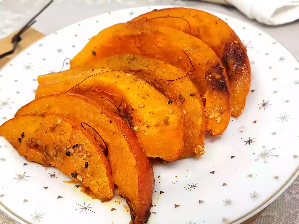 Potimarron rôti aux épices et sirop d'érable - photo 2