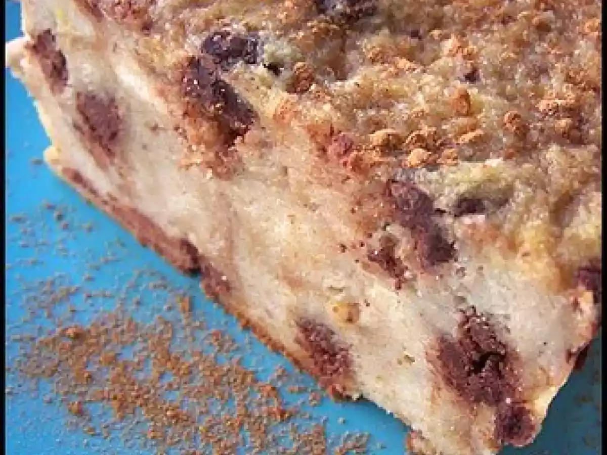 Pouding au pain à la banane et aux pépites de chocolat - photo 2