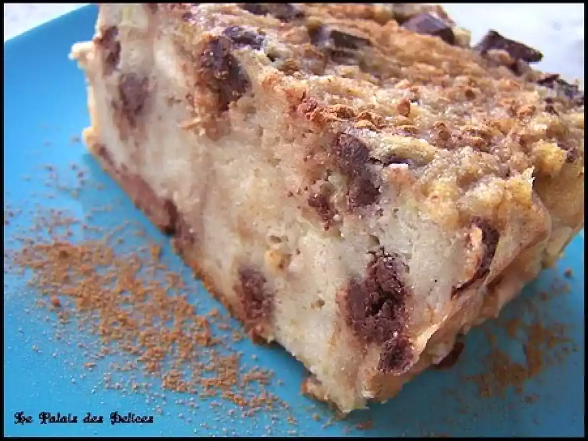 Pouding au pain à la banane et aux pépites de chocolat - photo 3