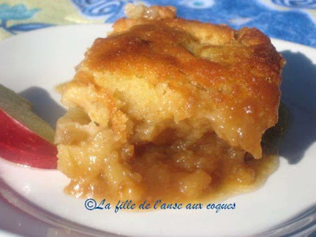 Pouding chômeur aux pommes et à l?érable Recette Ptitchef