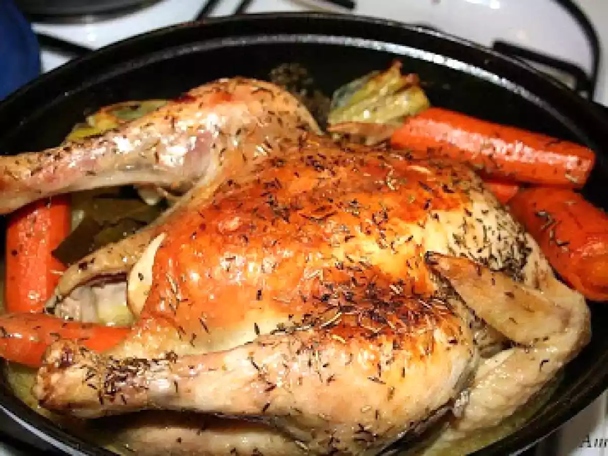 POULARDE A LA CREME DE TRUFFES ET VIN DE TOKAY - photo 2