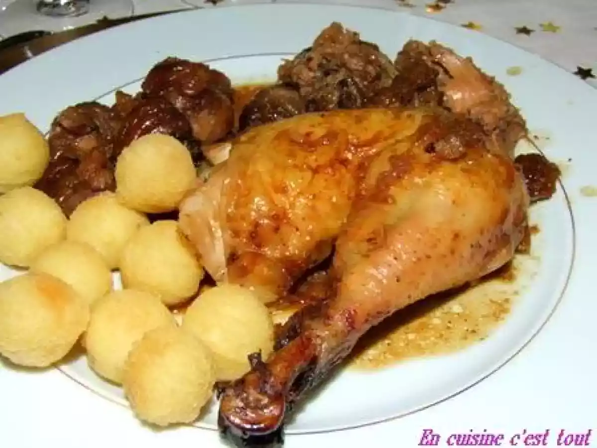 Poularde farcie aux fruits secs - recette pour les fêtes - photo 3