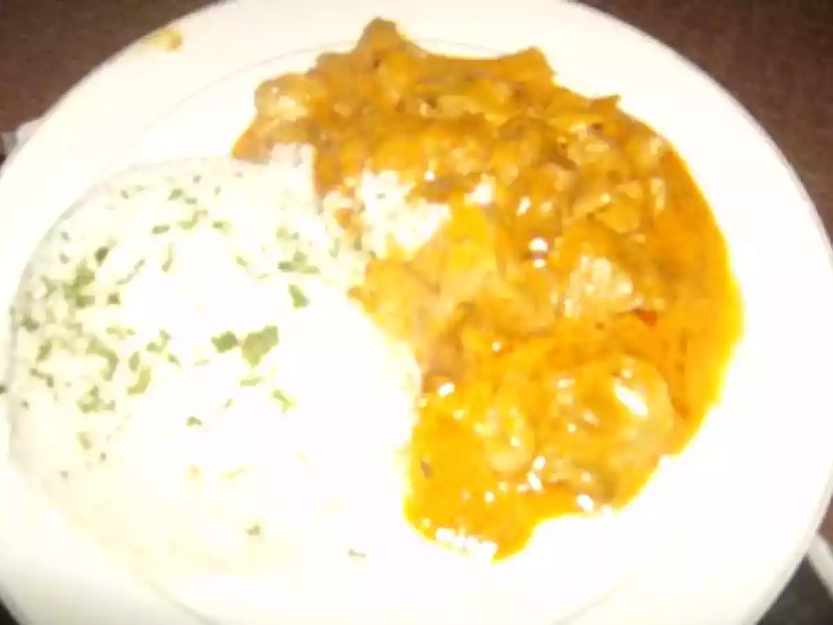 Poulet a l'Ananas et au Lait de Coco