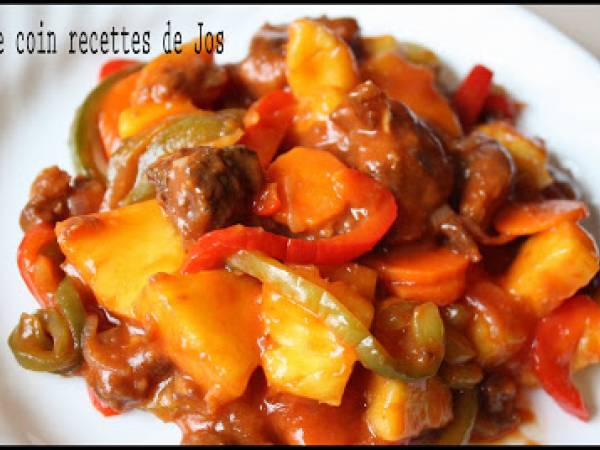 Poulet A L Ananas Sauce Aigre Douce Recette Ptitchef