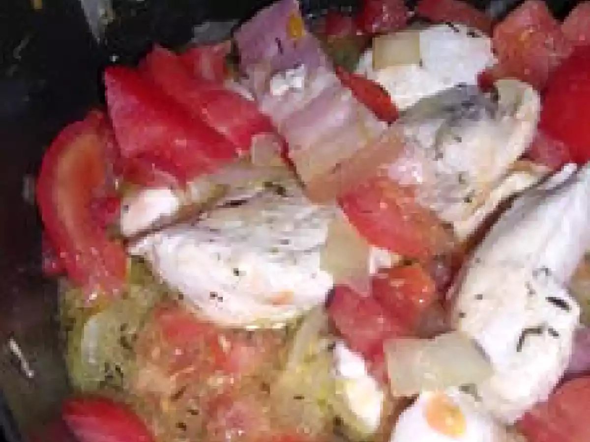 POULET A L'ORANGE ET AUX OLIVES